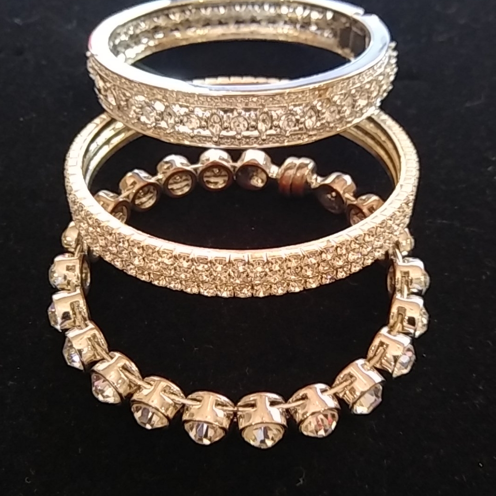 Three Glitzy Bracelets